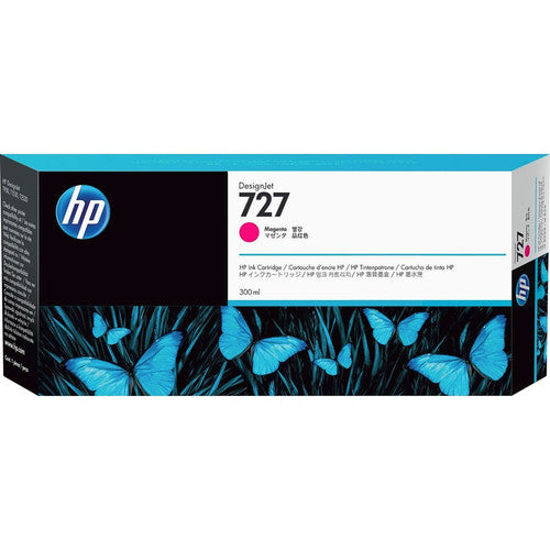 HP 727 (F9J77A) Original Inkjet Ink Cartridge - Single Pack - Magenta - 1 Each F9J77A