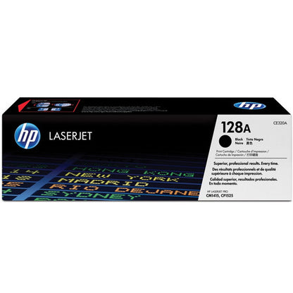 HP 128A (CE320A) Original Standard Yield Laser Toner Cartridge - Single Pack - Black - 1 Each CE320A