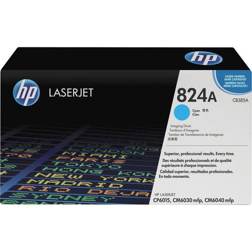 HP 824A (CB385A) Cyan Original LaserJet Image Drum - Single Pack CB385A