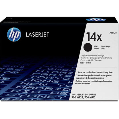 HP 14X (CF214X) Original High Yield Laser Toner Cartridge - Single Pack - Black - 1 Each CF214X