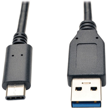 Tripp Lite USB 3.1 Gen 2 (10 Gbps) Cable, USB Type-C (USB-C) to USB-A (M/M), 3 ft U428-003-G2