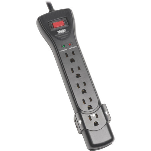 Tripp Lite Protect It! 7-Outlet Surge Protector, 25 ft. Cord, 2160 Joules, Black Housing SUPER725B