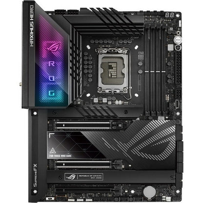 Asus ROG Maximus Z790 Hero Maximus Z790 Hero Gaming Desktop Motherboard - Intel Z790 Chipset - Socket LGA-1700 - ATX ROGMAXIMUSZ790HERO