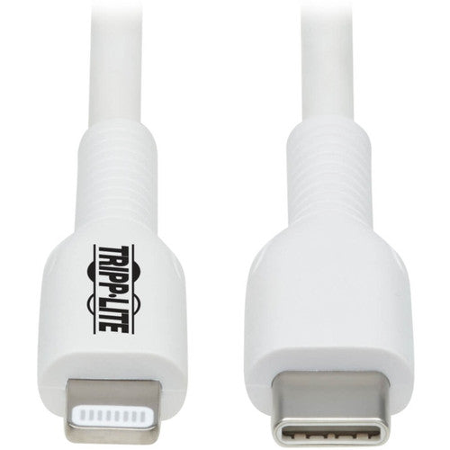 Tripp Lite Safe-IT M102AB-01M-WH Lightning/USB-C Data Transfer Cable M102AB-01M-WH