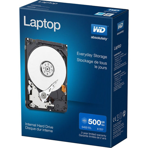 WD WDBMYH5000ANC 500 GB Hard Drive - 2.5" Internal - SATA (SATA/300) WDBMYH5000ANC-NRSN