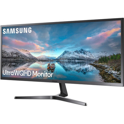 Samsung S34J552WQN 34.1" UW-QHD LED LCD Monitor - 21:9 - Dark Blue Gray LS34J552WQNXZA