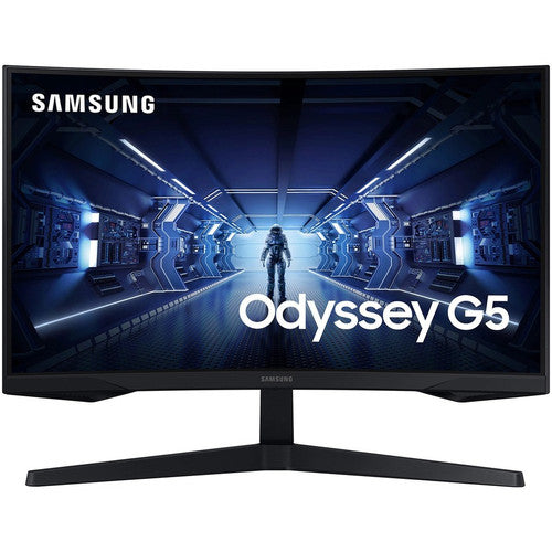 Samsung Odyssey G5 C34G55TWWN 34" UW-QHD Curved Screen LED Gaming LCD Monitor - 21:9 - Black LC34G55TWWNXZA