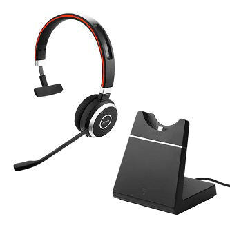 Jabra Evolve 65 SE UC Mono Headset with Charging Stand 6593-833-499