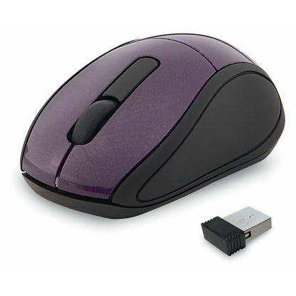 Verbatim Wireless Mini Travel Optical Mouse - Purple 97473