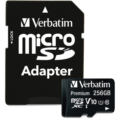 Verbatim Premium 256 GB Class 10/UHS-I (U1) microSDXC - 1 Pack 70364