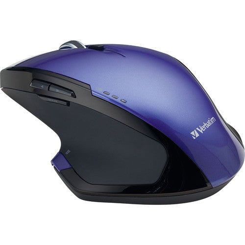 Verbatim Wireless Desktop 8-Button Deluxe Blue LED Mouse - Purple 99020