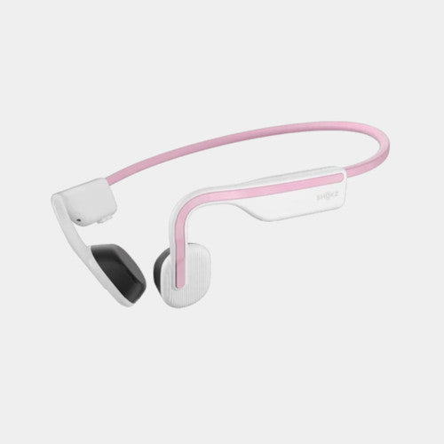 AfterShokz OpenMove Bluetooth Headset with Mic Bone Conduction - Lightweight - Water Resistant IP55 - 6Hr Battery Life - Himalayan Pink