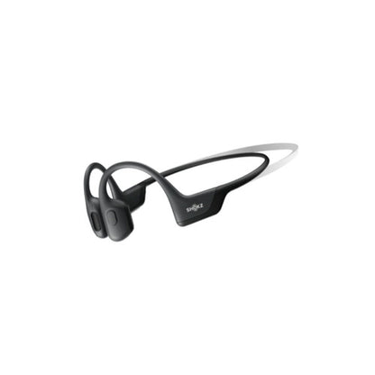 AfterShokz OpenRun Pro Mini Bluetooth Headset Noise Cancelling Mic Premium Bone Conduction - Enhanced Bass - Water Resistant IP55 - Cosmic Black