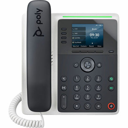 Poly Edge E220 IP Phone - Corded - Corded/Cordless - Bluetooth - Desktop, Wall Mountable - Black 82M87AA