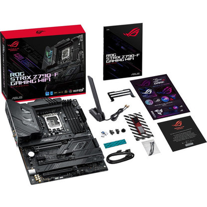 Asus ROG Strix STRIX Z790-F Gaming WIFI Gaming Desktop Motherboard - Intel Z790 Chipset - Socket LGA-1700 - ATX ROGSTRIXZ790-FGAMINGWIFI