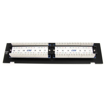 StarTech.com 1U 12 Port Wall Mount Cat5e 110 Patch Panel - 45 Degree PANEL4512