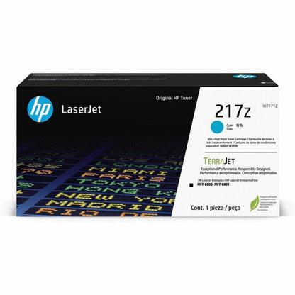 HP 217Z Original Laser Toner Cartridge - Cyan Pack W2171Z