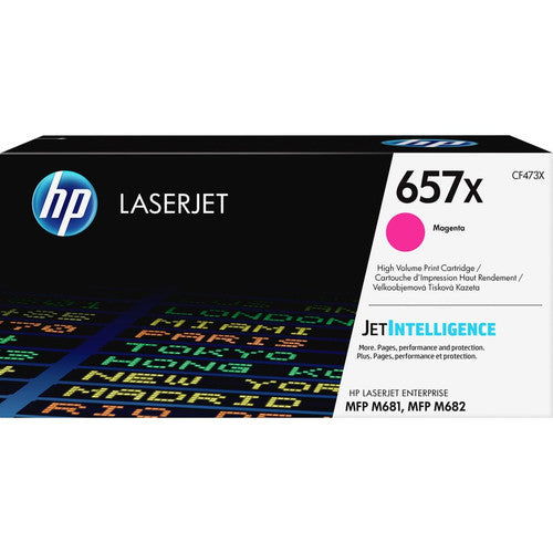 HP 657X (CF473X) Original High Yield Laser Toner Cartridge - Magenta - 1 Each CF473X