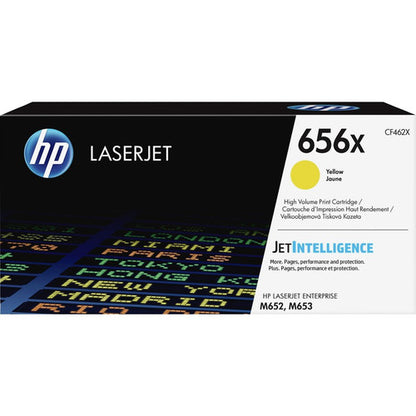 HP 656X (CF462X) Original High Yield Laser Toner Cartridge - Yellow - 1 Each CF462X