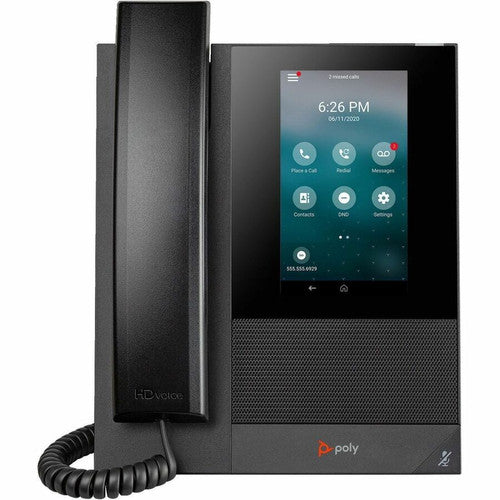 Poly CCX 400 IP Phone - Corded - Corded - Desktop, Wall Mountable 849A1AA#AC3