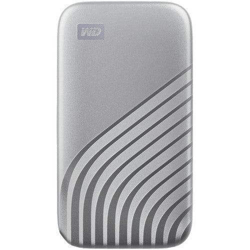 WD My Passport WDBAGF0010BSL-WESN 1 TB Portable Solid State Drive - External - Silver WDBAGF0010BSL-WESN