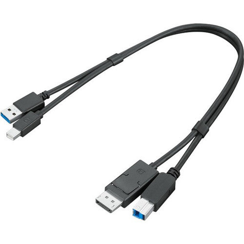 Lenovo ThinkStation mDP + USB-A 3.0 to DP + USB-B 3.0 Dual Head Cable 4X91D11453