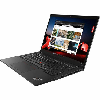 Lenovo ThinkPad T14s Gen 4 21F6008WUS 14" Touchscreen Notebook - WUXGA - 1920 x 1200 - Intel Core i5 13th Gen i5-1345U Deca-core (10 Core) 1.60 GHz - 16 GB Total RAM - 16 GB On-board Memory - 256 GB SSD - Deep Black 21F6008WUS