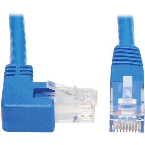 Tripp Lite by Eaton N204-020-BL-RA Right-Angle Cat6 Ethernet Cable - 20 ft., M/M, Blue N204-020-BL-RA