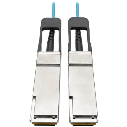 Tripp Lite by Eaton QSFP+ to QSFP+ Active Optical Cable - 40Gb, AOC, M/M, Aqua, 20 m (65.6 ft.) N28F-20M-AQ