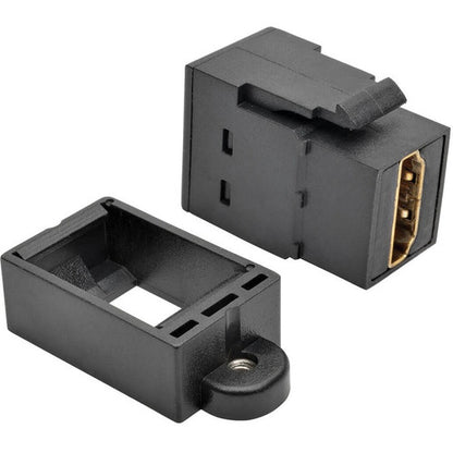 Tripp Lite HDMI Coupler Keystone Panel Mount F/F Black P164-000-KP-BK