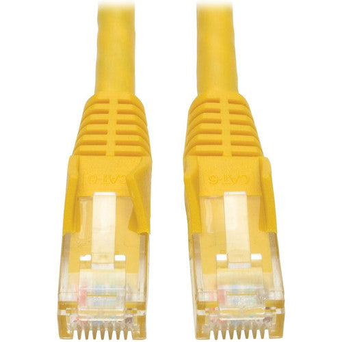 Tripp Lite by Eaton 35-ft. Cat6 Yellow Gigabit Patch Cord Snagless Molded N201-035-YW