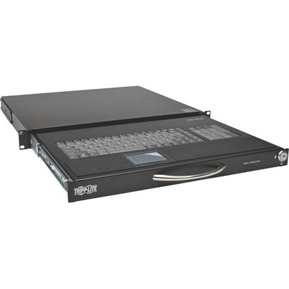 Tripp Lite by Eaton SmartRack 1U Rack-Mount Keyboard with KVM Cable Kit SRSHELFKBD