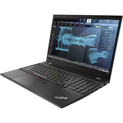 Lenovo ThinkPad P52s 20LB0026US 15.6" Mobile Workstation Ultrabook - 1920 x 1080 - Intel Core i7 8th Gen i7-8550U Quad-core (4 Core) 1.80 GHz - 16 GB Total RAM - 512 GB SSD - Graphite Black 20LB0026US