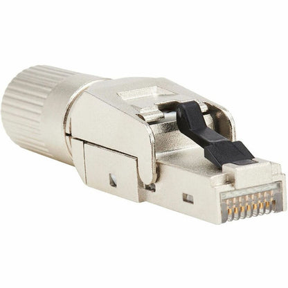 Tripp Lite by Eaton Cat8 STP Class 1 Field-Termination Plug, 568A/568B, TAA N233-SHC8-1