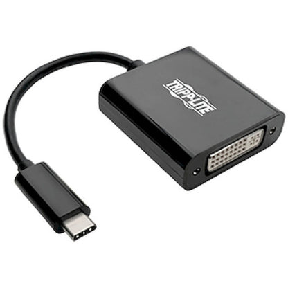 Tripp Lite by Eaton USB-C to DVI Adapter, USB 3.1, Thunderbolt 3, 1080p - M/F, Black U444-06N-DVIBAM