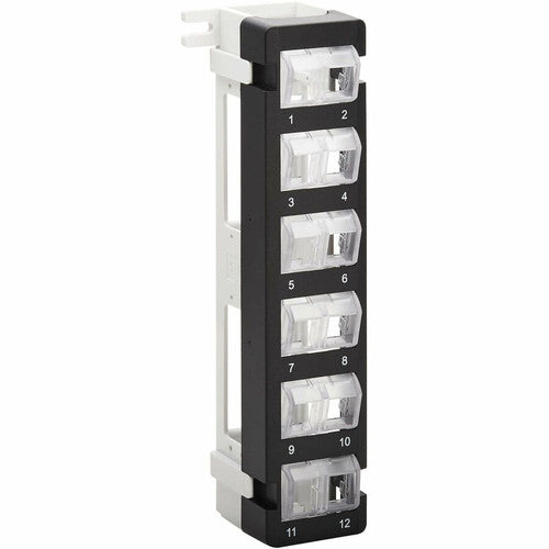 Tripp Lite by Eaton 12-Port Wall-Mount Patch Panel for UTP Keystone Jacks, Rotatable Modules N062-012-KJ-WM