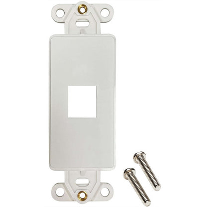 Tripp Lite by Eaton N042DAB-001V-IV 1-Port Antibacterial Wall-Mount Insert, Ivory N042DAB-001V-IV