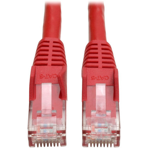 Tripp Lite by Eaton 15-ft. Cat6 Gigabit Snagless Molded Patch Cable(RJ45 M/M) - Red N201-015-RD