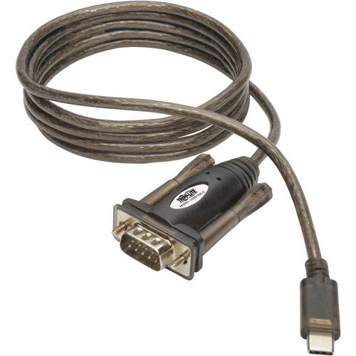 Tripp Lite by Eaton USB-C to DB9 Serial Adapter Cable (M/M), 5 ft U209-005-C