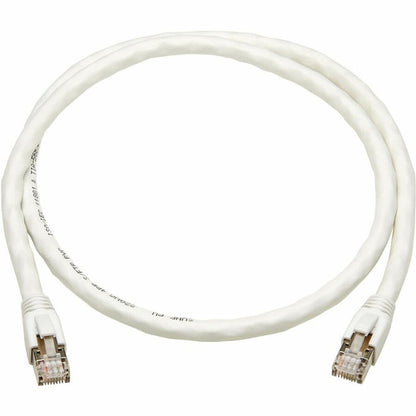 Tripp Lite by Eaton Cat8 40G Snagless SSTP Ethernet Cable (RJ45 M/M), PoE, White, 3 ft. (0.9 m) N272-F03-WH