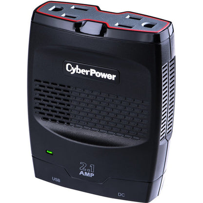 CyberPower CPS175SURC1 Mobile Power Inverter 175W with 2.1A USB Charger - Slim Line Design CPS175SURC1