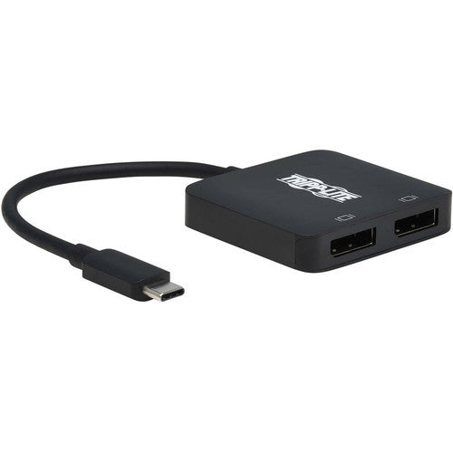 Tripp Lite by Eaton U444-2DP-MST4K6 USB-C Adapter, Dual Display, Black U444-2DP-MST4K6