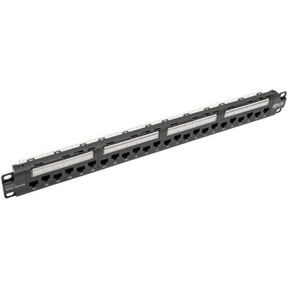 Tripp Lite by Eaton N252-024-6A 24-Port 1U Rack-Mount Cat6a/Cat6/Cat5e 110 Patch Panel N252-024-6A