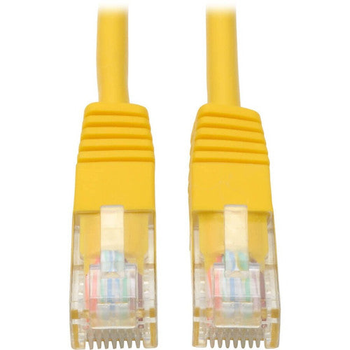 Tripp Lite by Eaton 15-ft. Cat5e 350MHz Molded Cable (RJ45 M/M) - Yellow N002-015-YW