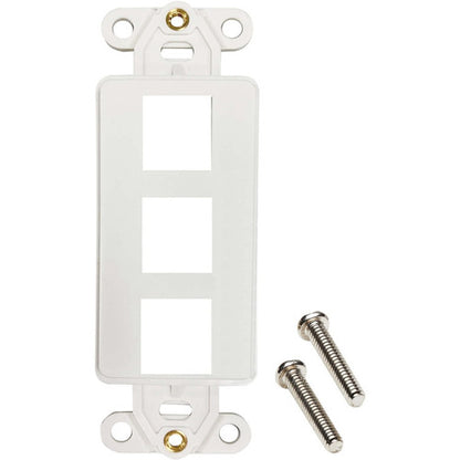 Tripp Lite by Eaton N042DAB-003V-IV 3-Port Antibacterial Wall-Mount Insert, Ivory N042DAB-003V-IV