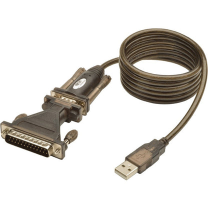 Tripp Lite by Eaton USB-to-Serial Cable Adapter (USB-A to DB25 M/M) U209-005-DB25