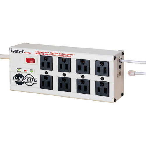 Tripp Lite Isobar ISOTEL8ULTRA 8 Outlets 120V Surge Suppressor ISOTEL8ULTRA