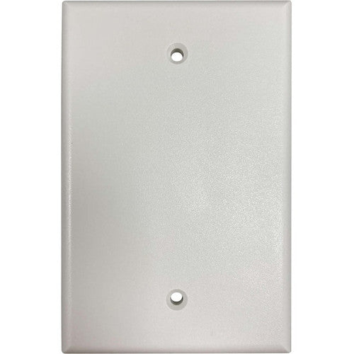 Tripp Lite by Eaton Safe-IT Blank Wall Plate, Antibacterial, Ivory Matte, TAA N042AB-000-IVM