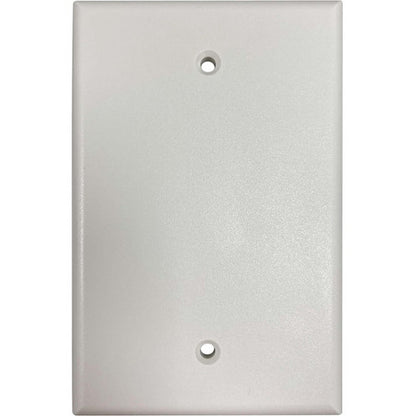 Tripp Lite by Eaton Safe-IT Blank Wall Plate, Antibacterial, Ivory Matte, TAA N042AB-000-IVM