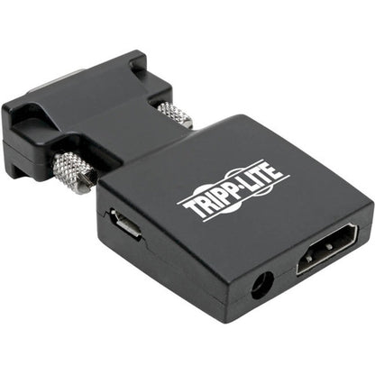 Tripp Lite by Eaton HDMI to VGA Active Converter with Audio (F/M), 1920 x 1200 (1080p) @ 60 Hz P131-000-A-DISP